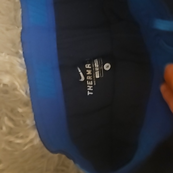 Nike Therma Fit Sweatpants Navy blue mens Large - Picture 2 of 4